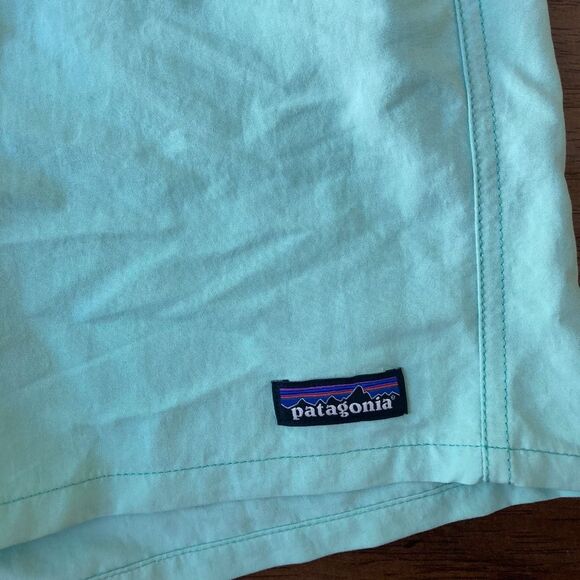 Patagonia Men’s XXL Baggies Shorts Teal Mint Green 4” Hiking Outdoor - Picture 4 of 9